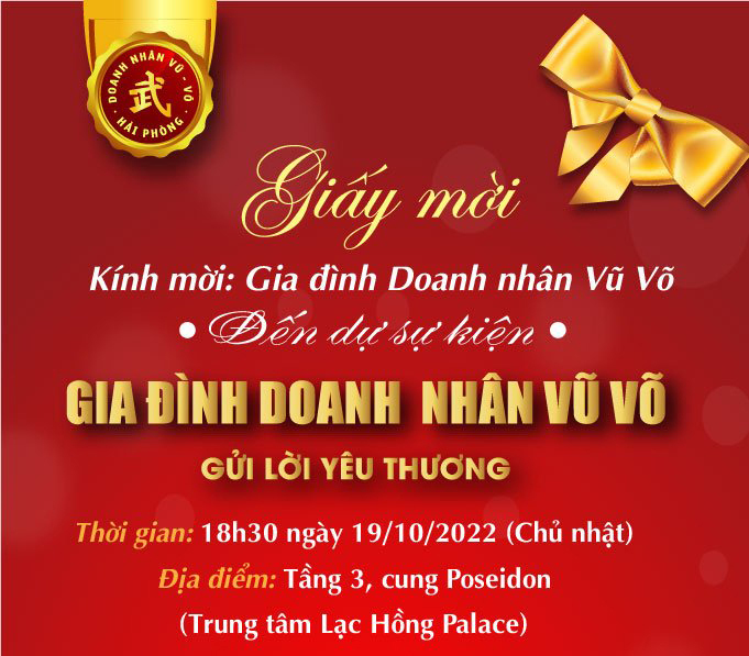 GIẤY MỜI THAM DỰ SỰ KIỆN 